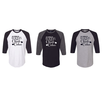MYSTERY Claude Cahun Baseball Tee