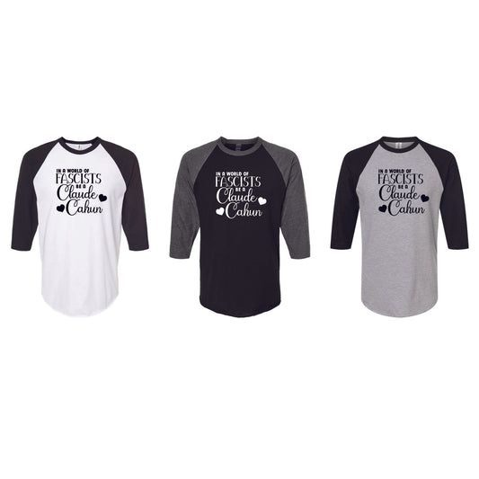 MYSTERY Claude Cahun Baseball Tee