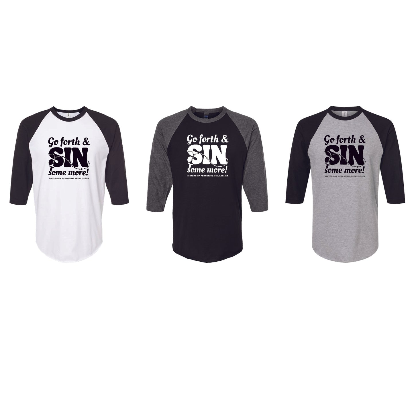 MYSTERY Sin Baseball Tee