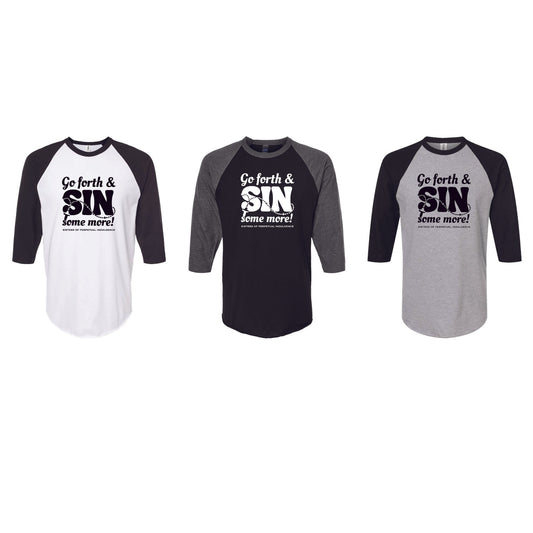 MYSTERY Sin Baseball Tee