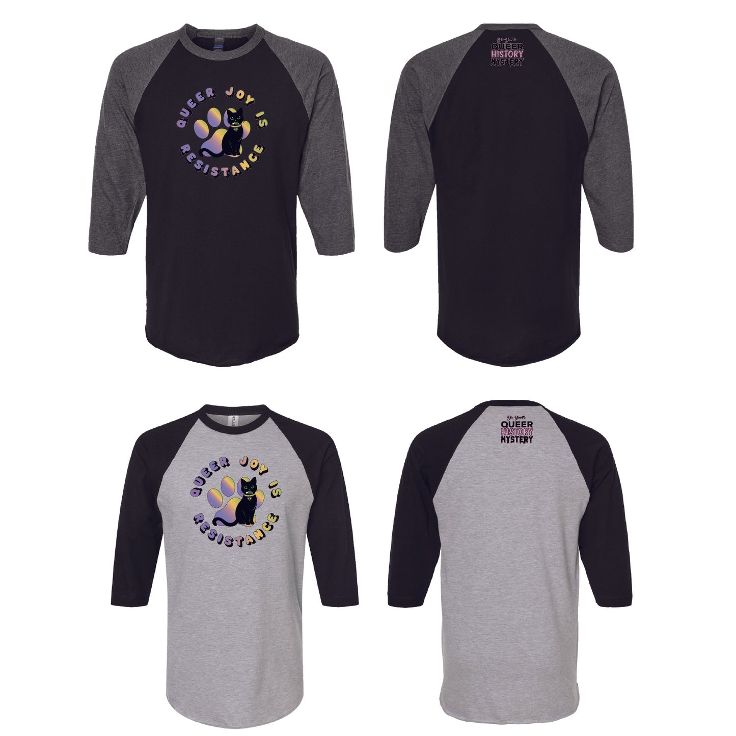 MYSTERY Cosmic The Cat Baseball Tee
