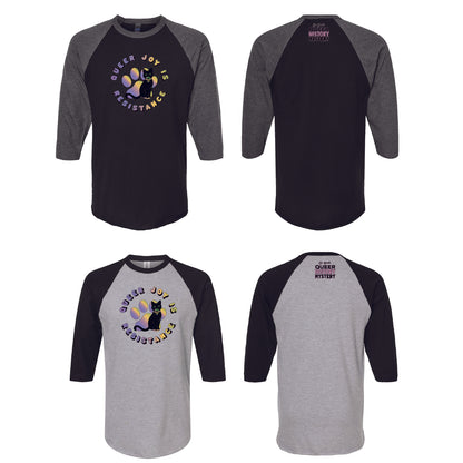 MYSTERY Cosmic The Cat Baseball Tee