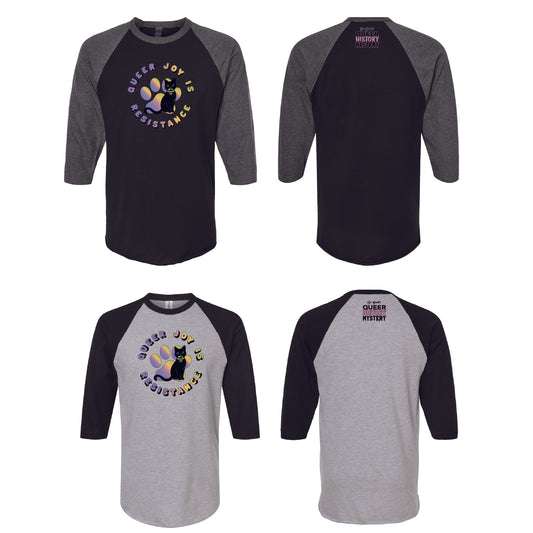 MYSTERY Cosmic The Cat Baseball Tee