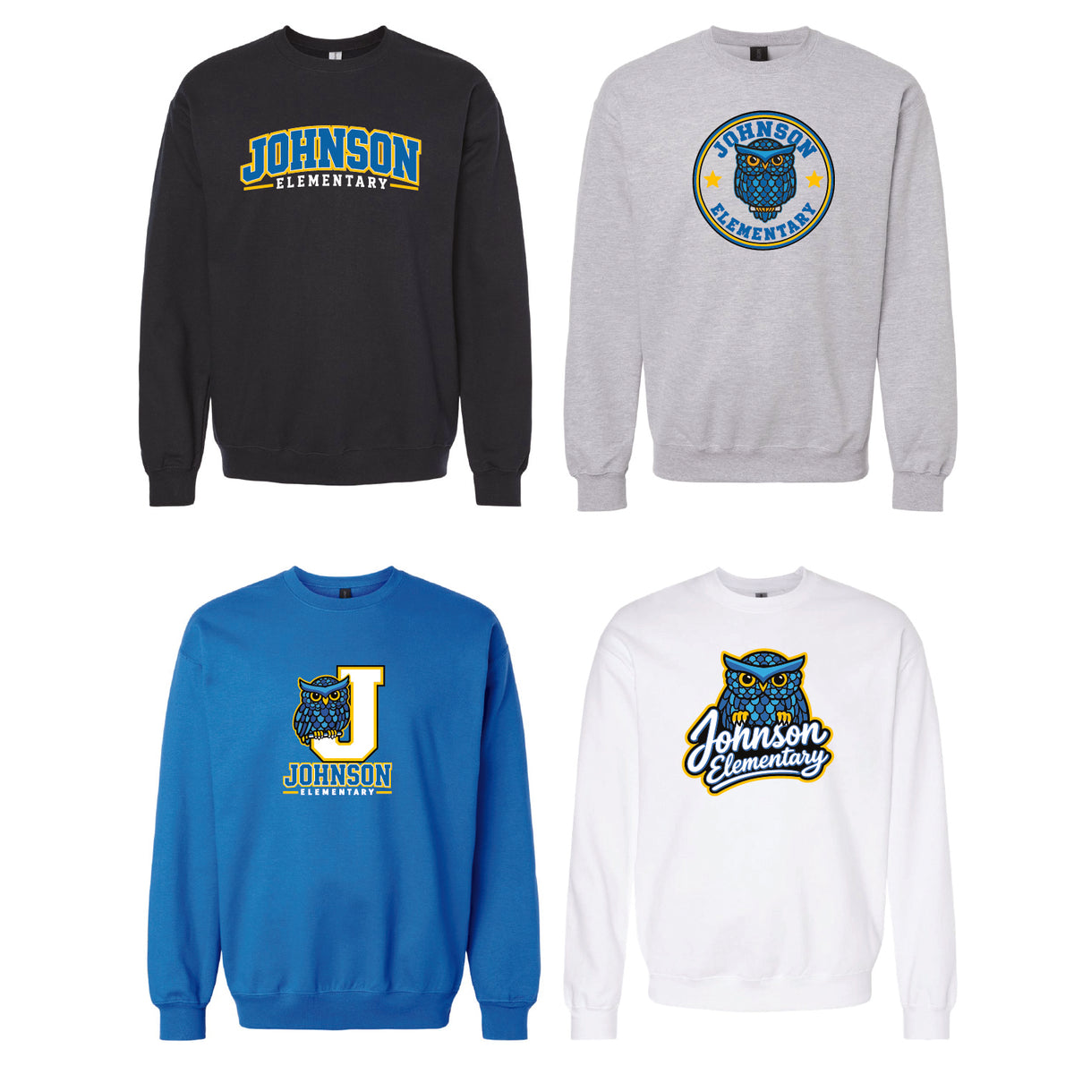 JOHNSON Softstyle Crewneck Sweatshirt