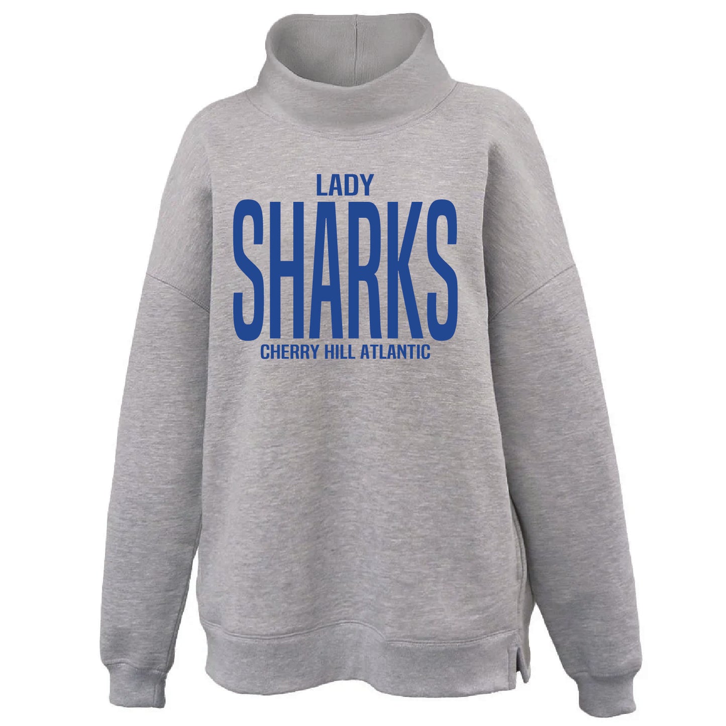 Lady Sharks Women's Oversized Mockneck