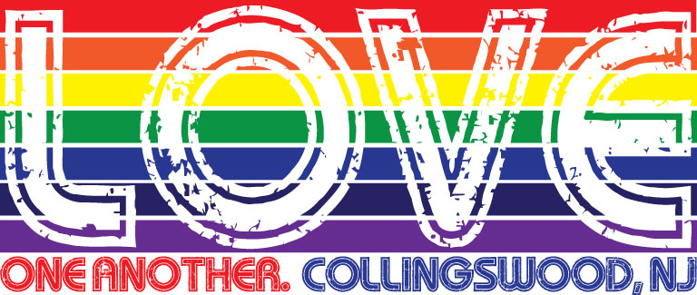 Classic "Love One Another Collingswood" Tee-YOUTH