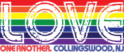 Classic "Love One Another Collingswood" Tee-YOUTH