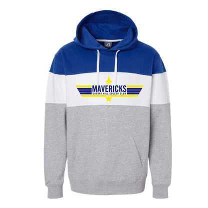MAVERICKS Varsity Fleece Colorblocked Hooded Sweatshirt