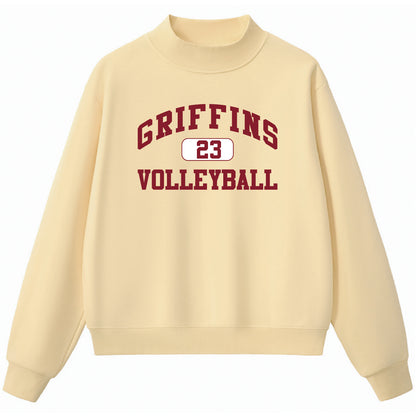 GRIFFINS Heavyweight Fleece Lined Mockneck (Butter Yellow)