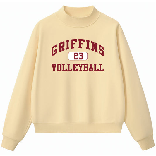 GRIFFINS Heavyweight Fleece Lined Mockneck (Butter Yellow)