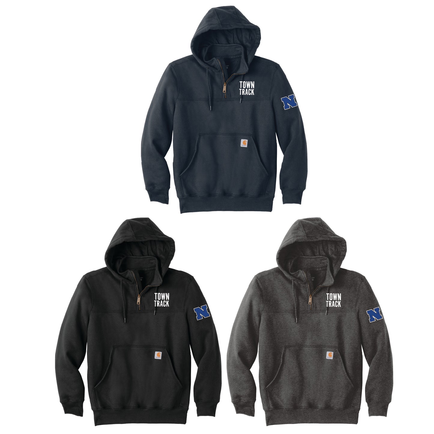 Norristown Carhartt® Heavyweight Hooded Zip Mock Sweatshirt