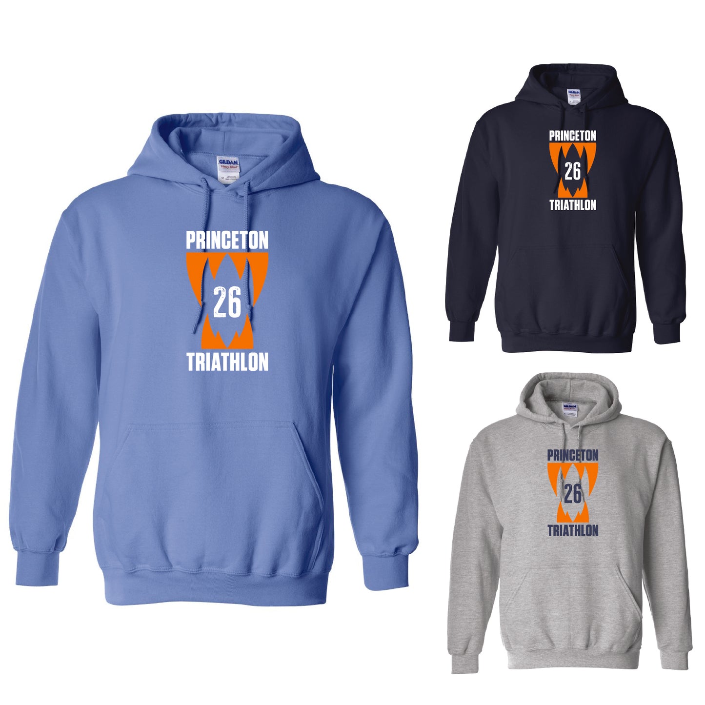 Princeton Triathlon Gildan Hooded Sweatshirt