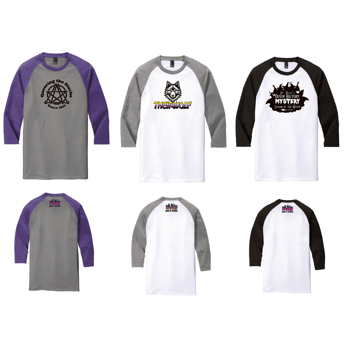 MYSTERY 3/4-Sleeve Raglan Tee