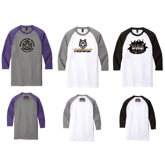 MYSTERY 3/4-Sleeve Raglan Tee