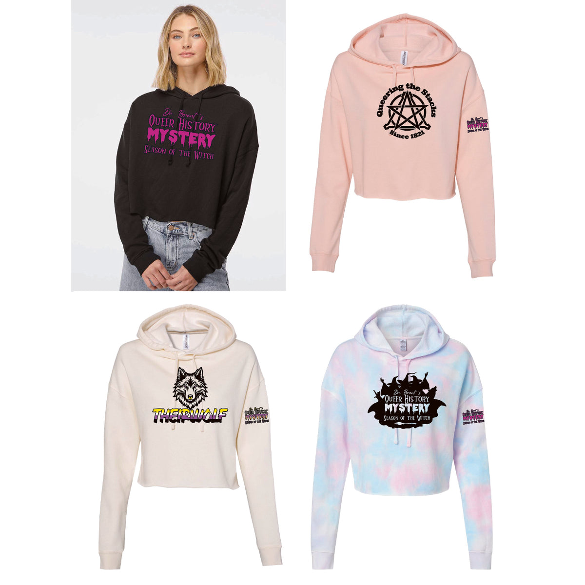 MYSTERY Women’s Crop Hoodie