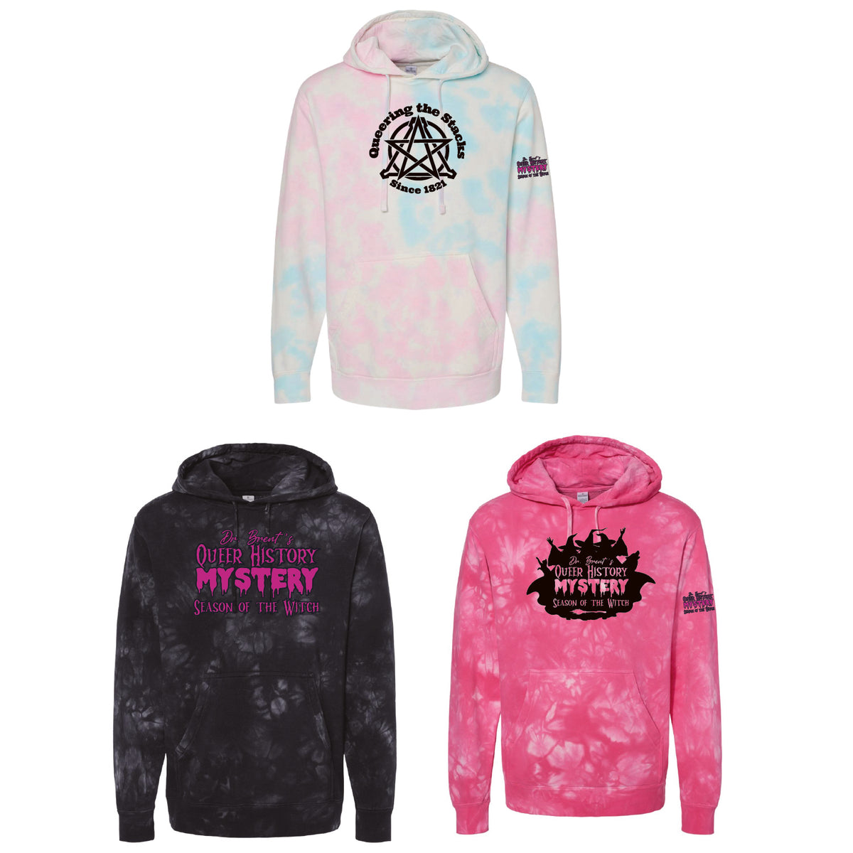 MYSTERY Tie-Dyed Hooded Sweatshirt