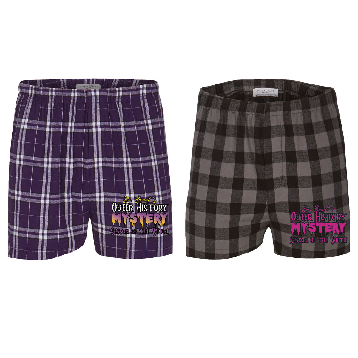 MYSTERY Men's Double Brushed Flannel Boxers