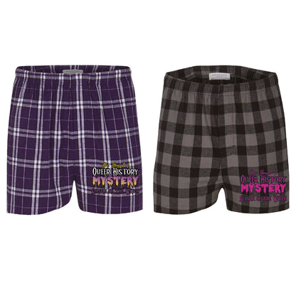 MYSTERY Men's Double Brushed Flannel Boxers