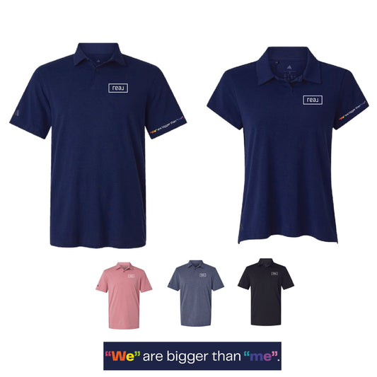 REAL "We" are bigger than "Me" Adidas Polo