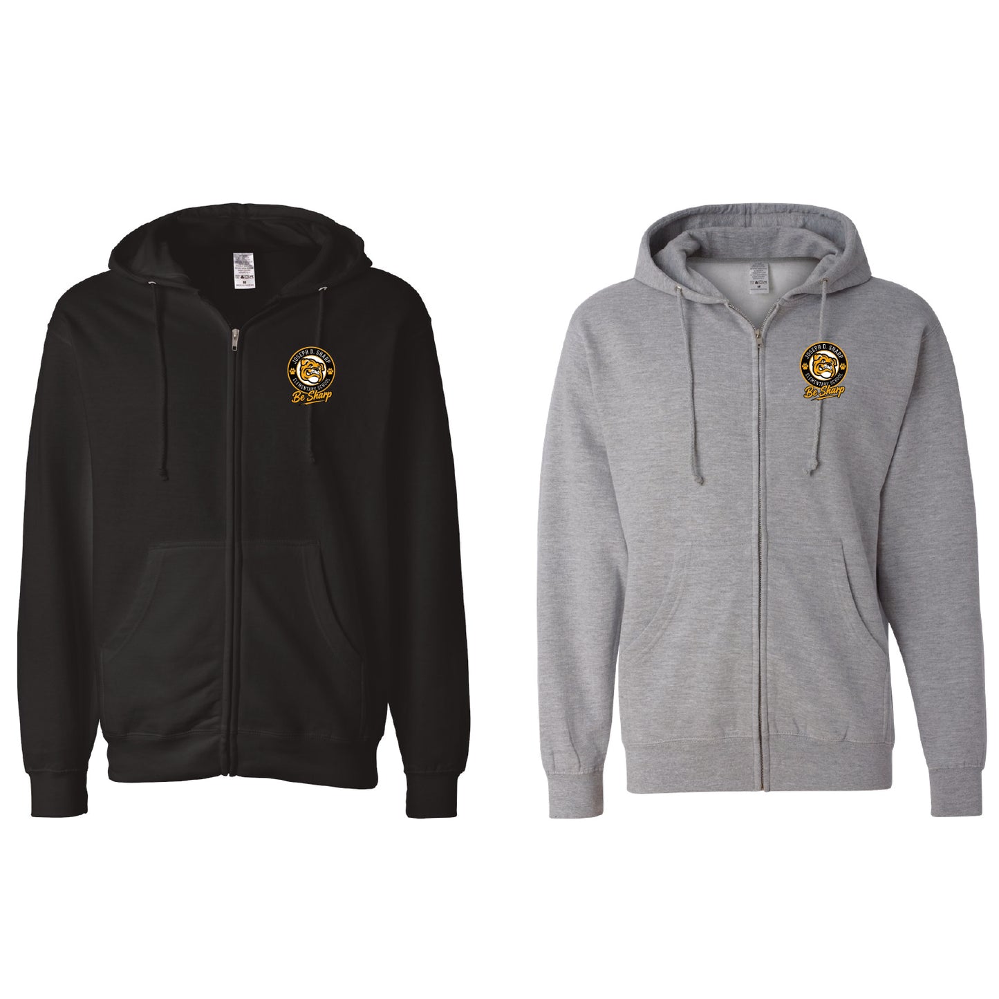 SHARP Full-Zip Hooded Sweatshirt