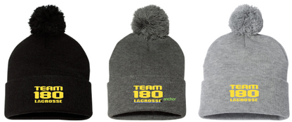 Team 180 Pom Pom Beanie