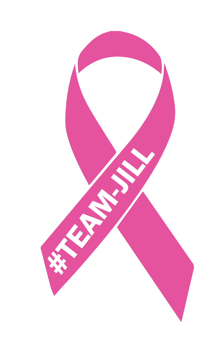 TEAM JILL RIBBON Sticker