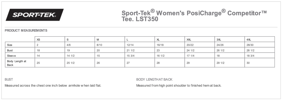 CRS Women's Sport-Tek Competitor Tee