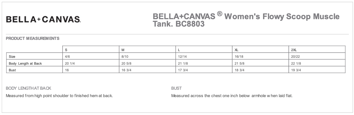 CFPH Women's Flowy Scoop Muscle Tank