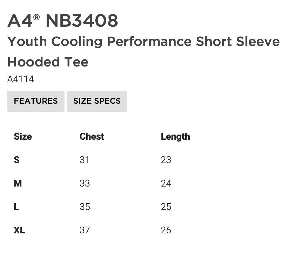 CHAM Short Sleeve Hooded Tee