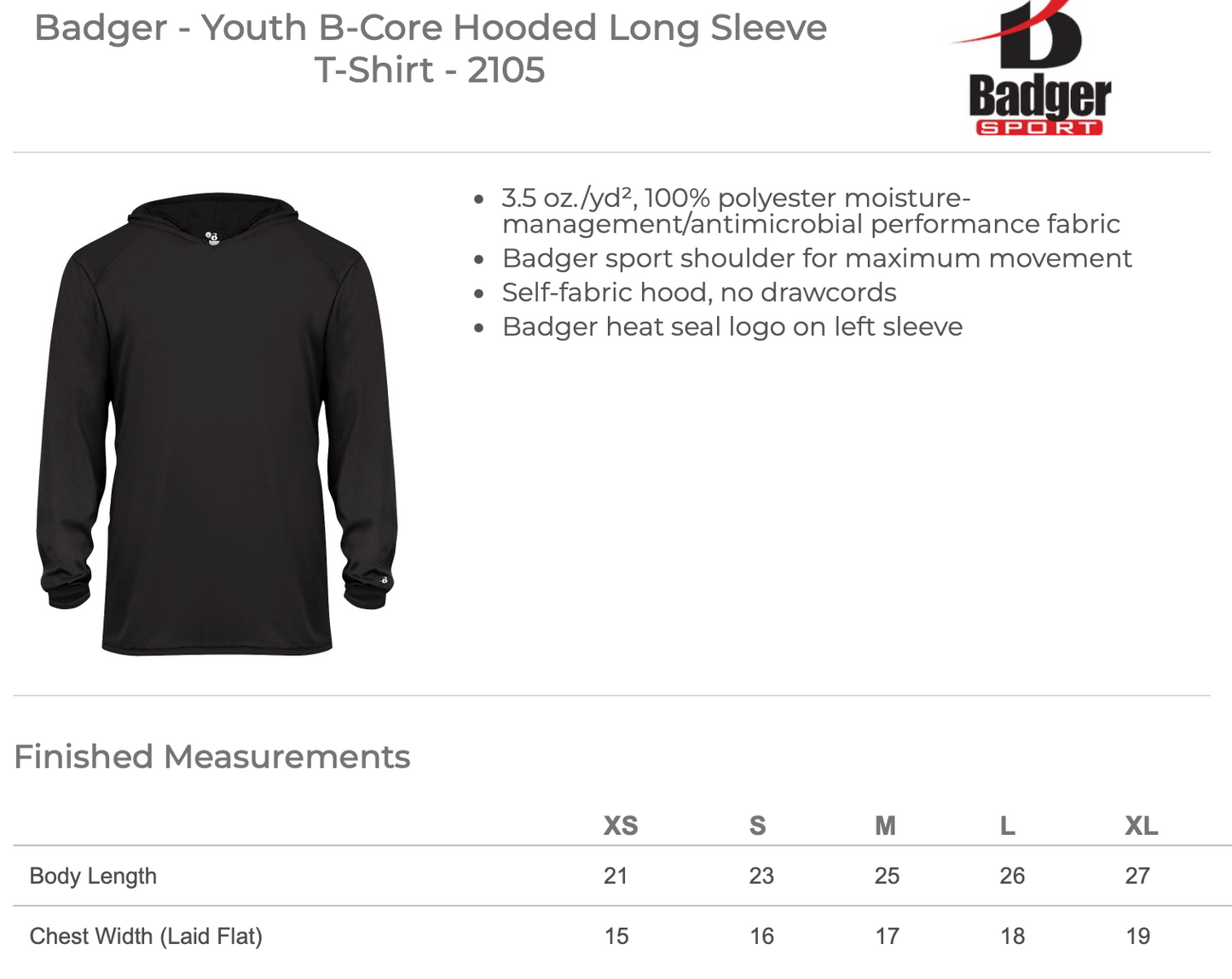 KNIGHTS Hooded Long Sleeve T-Shirt