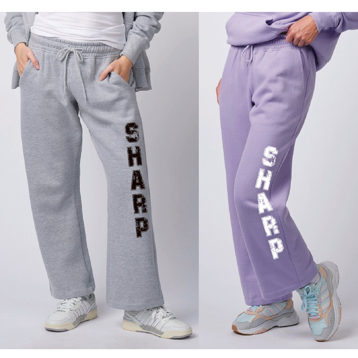 SHARP Ladies Fleece Wide Leg Pant