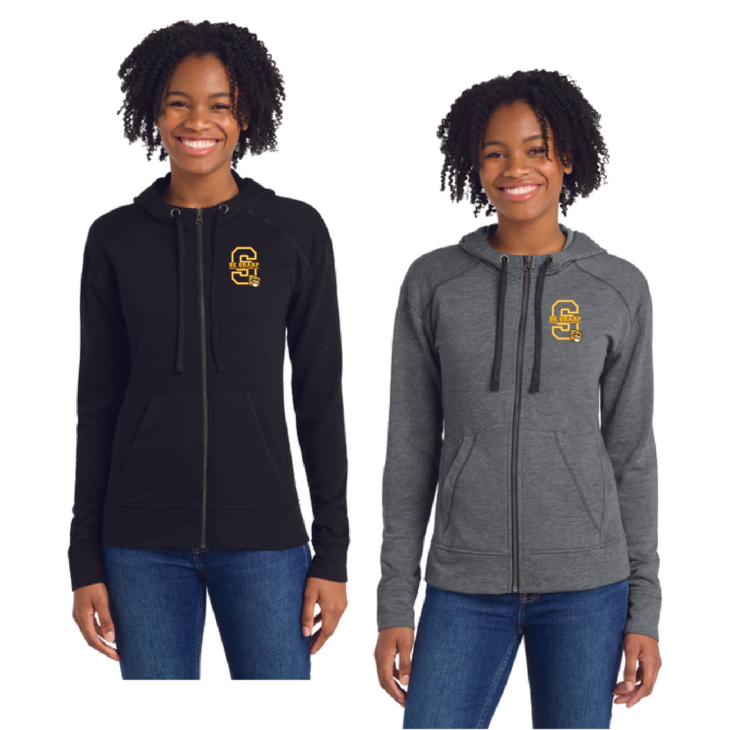 SHARP Tri-Blend Fleece Full-Zip Hooded Jacket - Women's