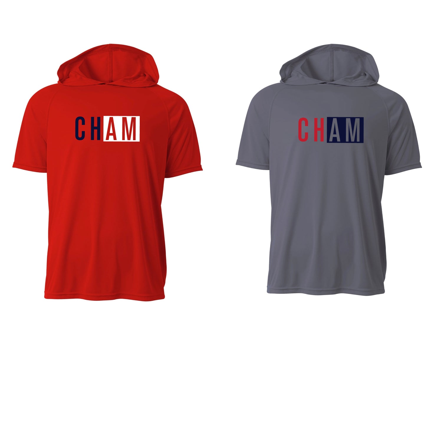 CHAM Short Sleeve Hooded Tee