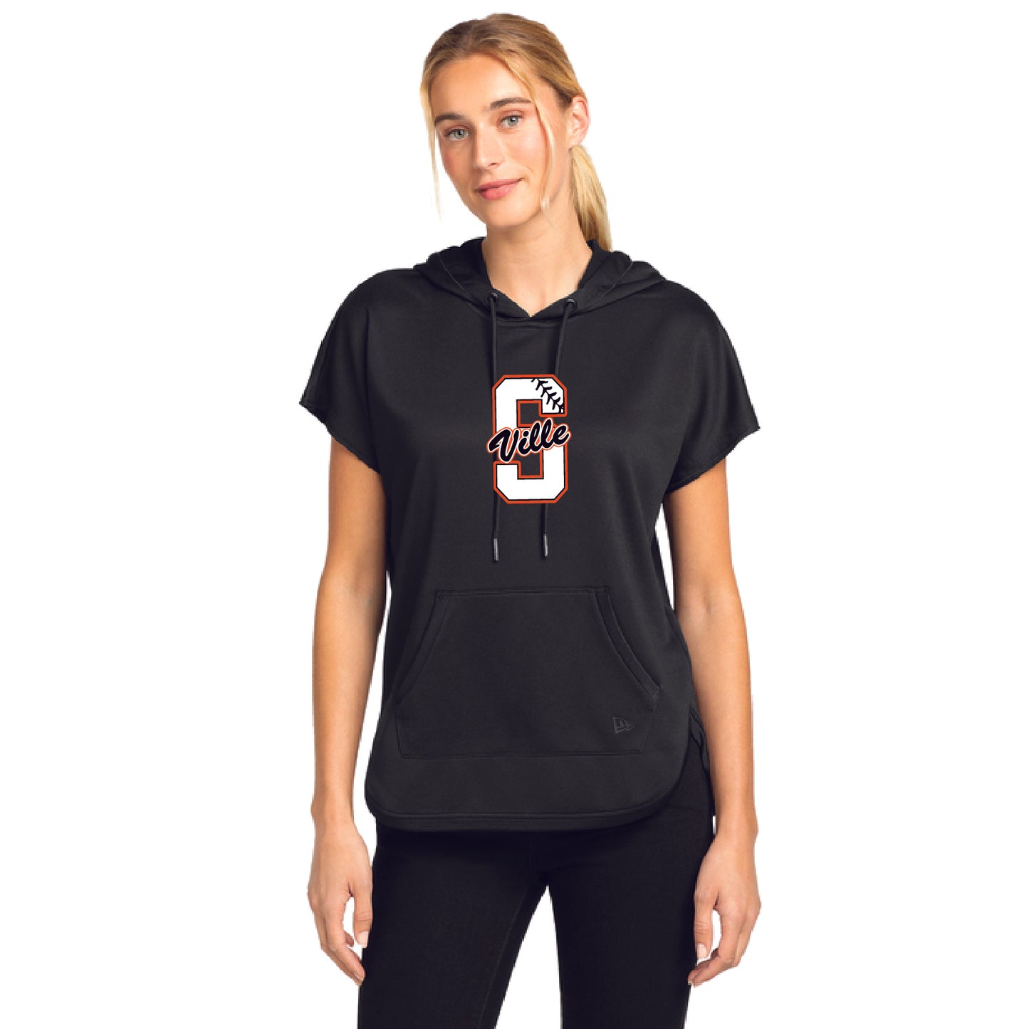 Somerville New Era Women's Short Sleeve Hoodie