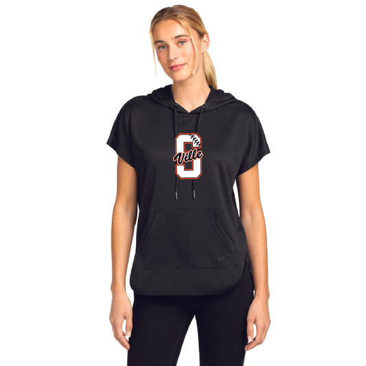 Somerville New Era Women's Short Sleeve Hoodie