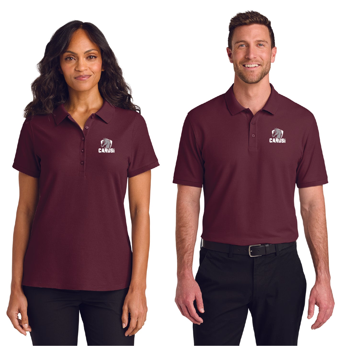 CARUSI STAFF Wearever Signature Pique Polo