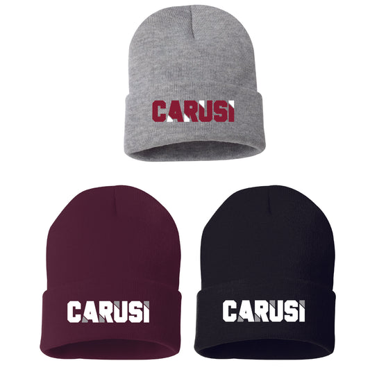 CARUSI Embroidered Beanie