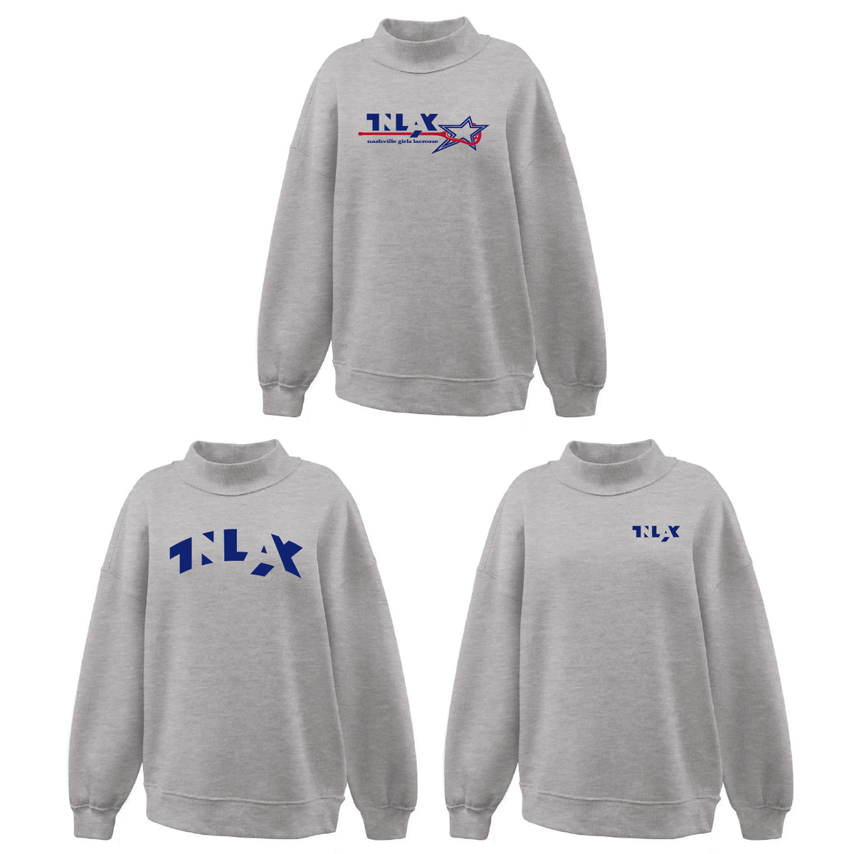 TNLAX Juliet Mockneck - Grey