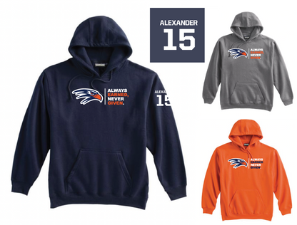 Parker Hawks Football ALWAYS EARNED Hoodie