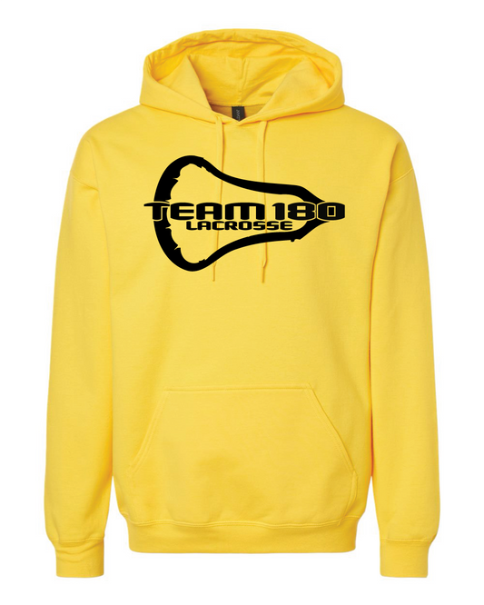 Team 180-Softstyle® Midweight Hooded Sweatshirt ONE COLOR LOGO