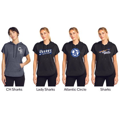 CHALL New Era Women's Short Sleeve Hoodie