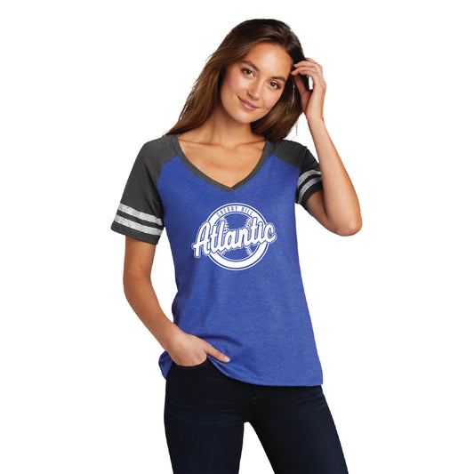 CHALL Women's Game V-Neck Tee