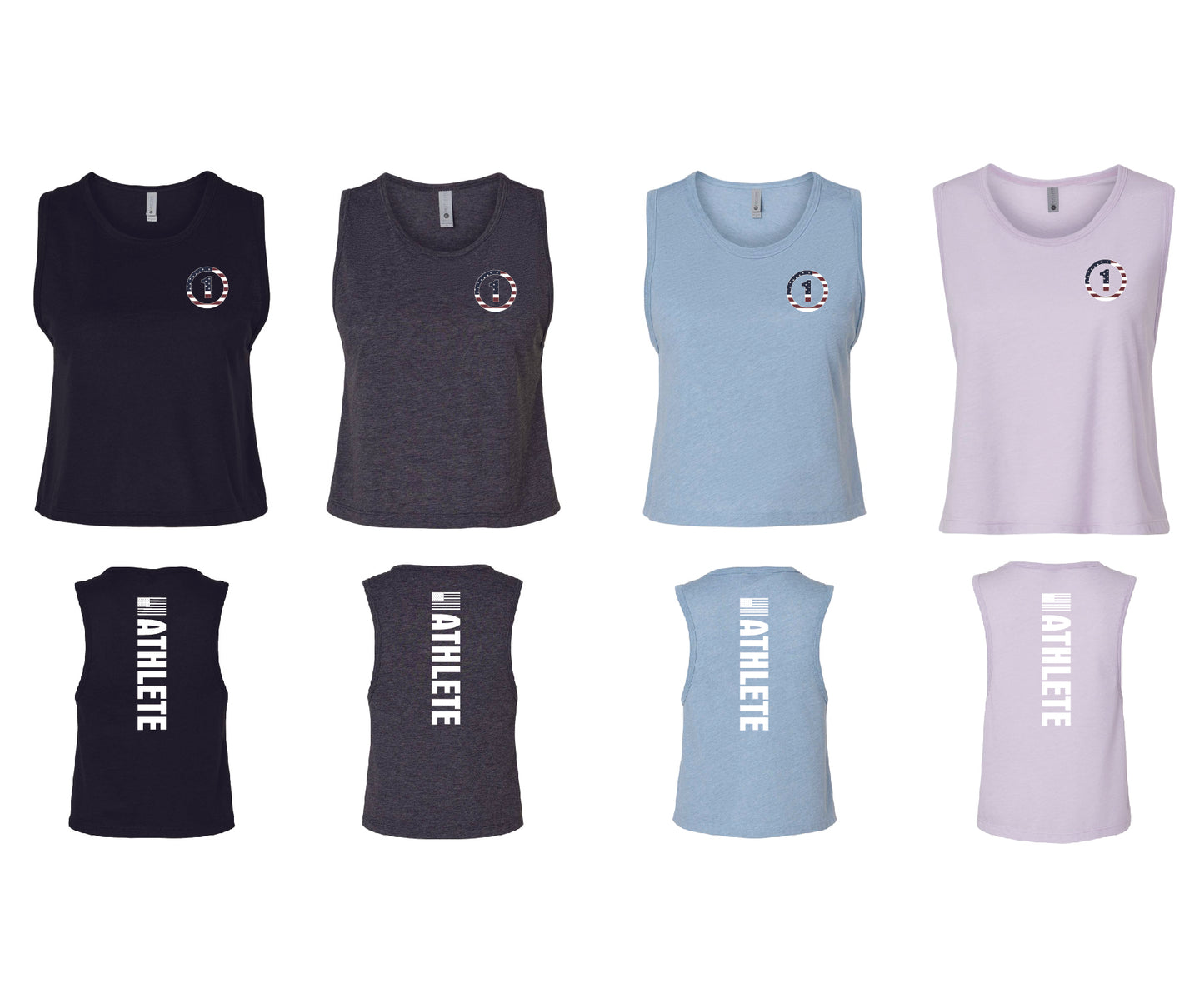 CF1F Women's Festival Crop Tank