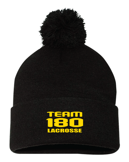 Team 180 Pom Pom Beanie