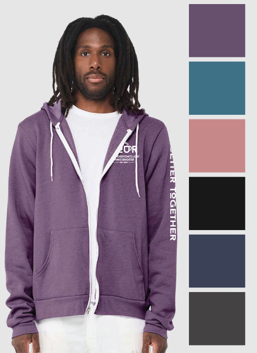 Nour Sponge Fleece Full-Zip Hoodie