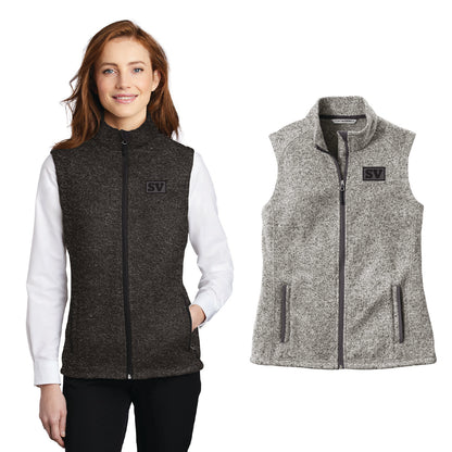 SVE Women's Sweater Fleece Vest