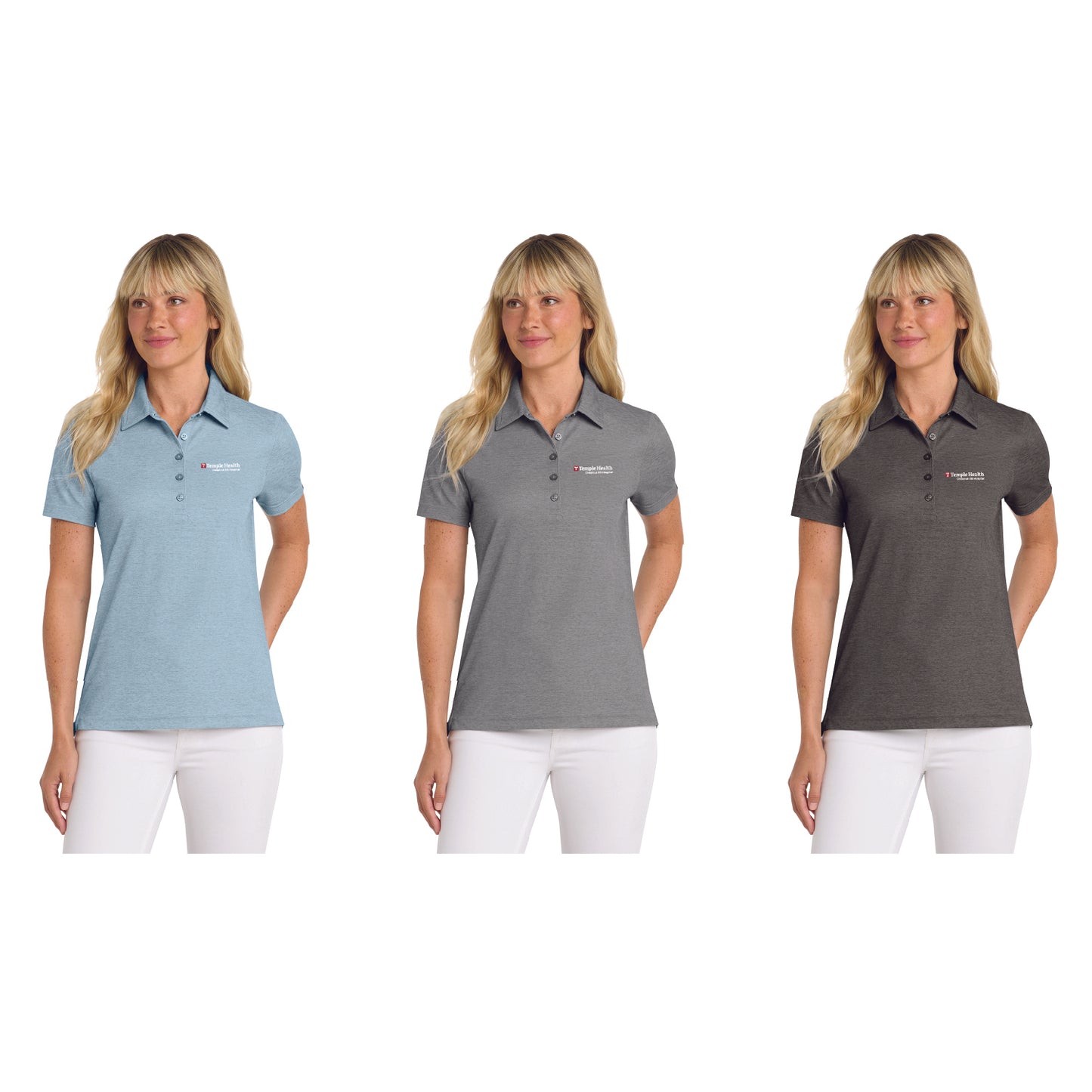 THCHH WOMEN'S TravisMathew Oceanside Heather Polo