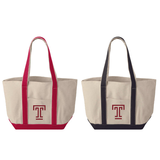 THCHH Large Cotton Canvas Classic Resort Tote