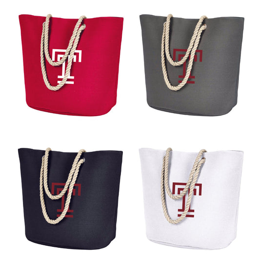 THCHH Polyester Canvas Rope Tote