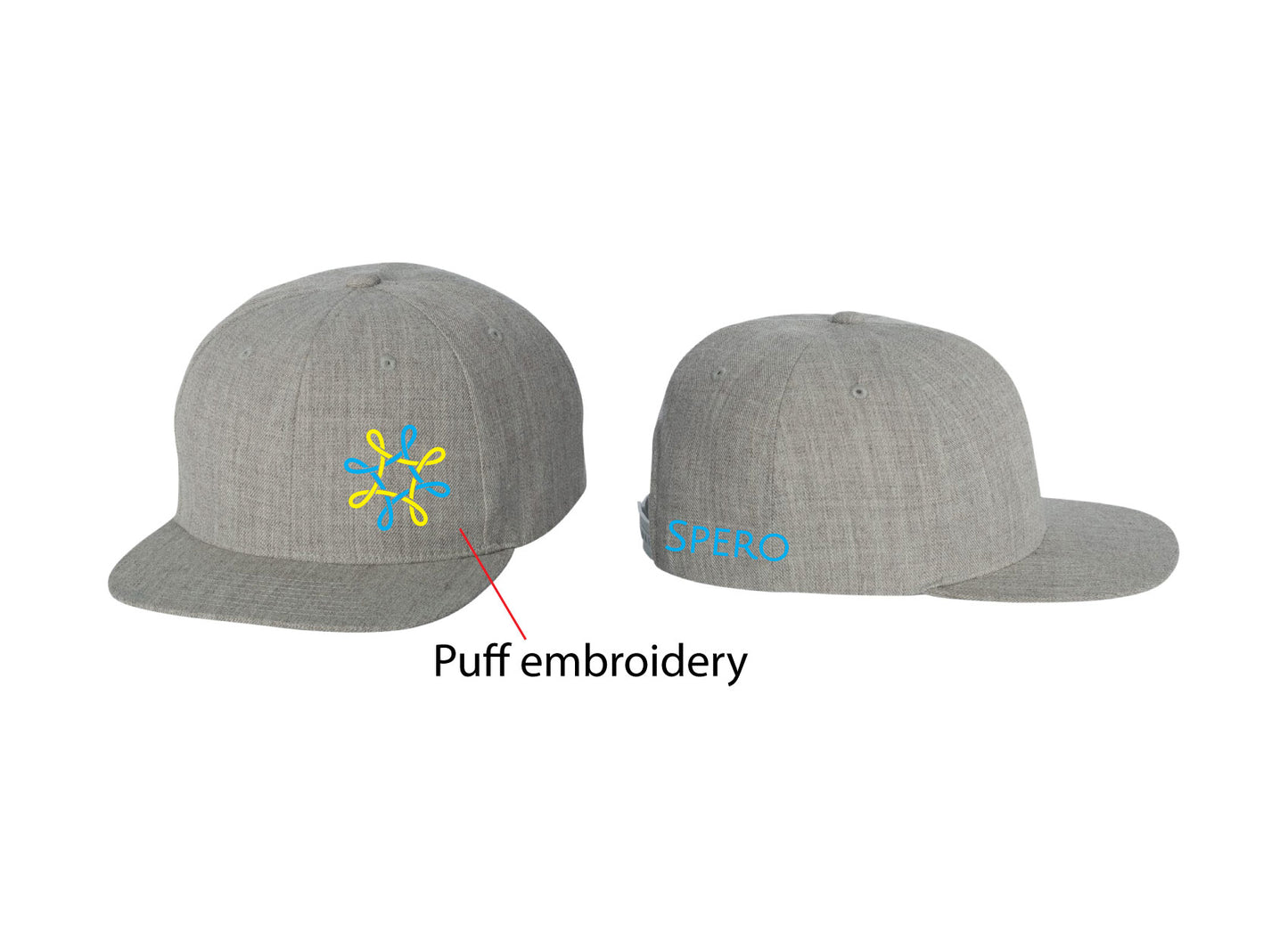 CF Spero Hat 3D Puff Embroidered
